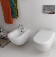 Унитаз Kerasan Aquatech 371401 подвесной без сиденья фарфор подвесной