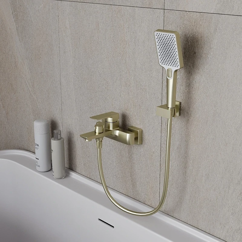 Смеситель для ванны Oliveeka D OL-639003A-BN цвет Никель матовый
