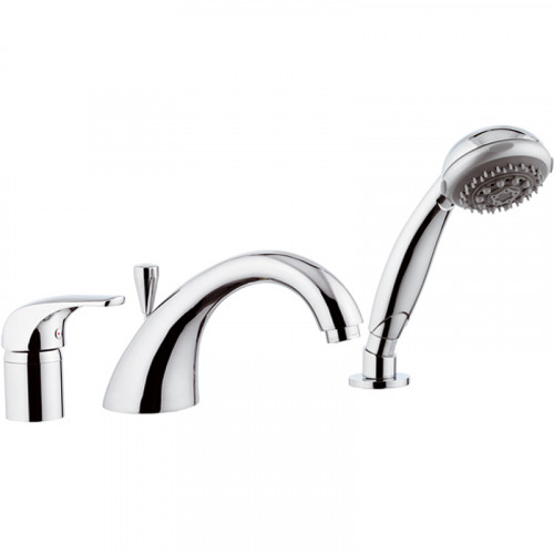 Смеситель на борт ванны Remer Kiss K07 Хром латунь