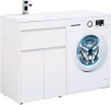 Тумба с раковиной Aquanet Токио 120 L 239211 цвет Белый