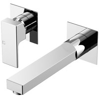 Смеситель для раковины Gattoni Kubik 2537/25C0 Хром латунь встраиваемый