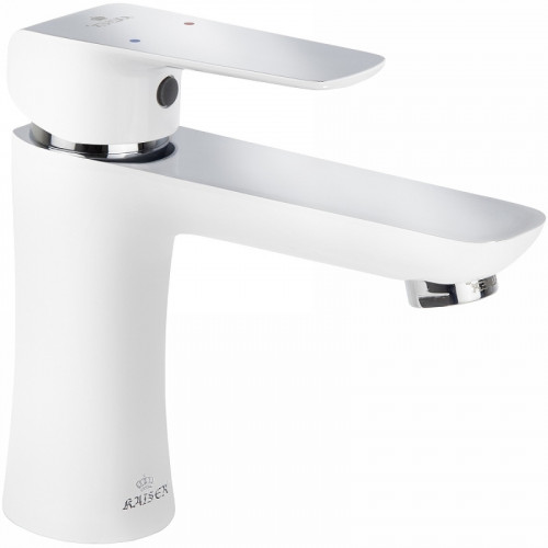 Смеситель для раковины Kaiser Glory 69111 Белый Хром латунь