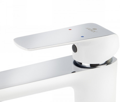 Смеситель для раковины Kaiser Glory 69111 Белый Хром латунь