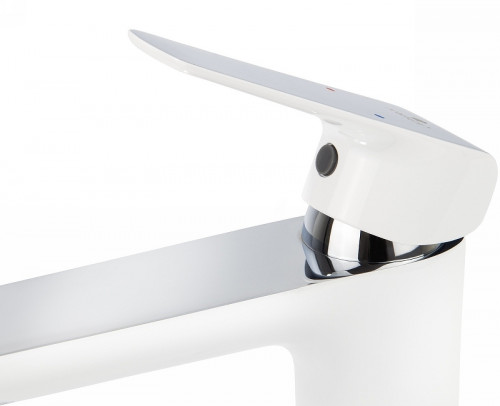 Смеситель для раковины Kaiser Glory 69111 Белый Хром латунь