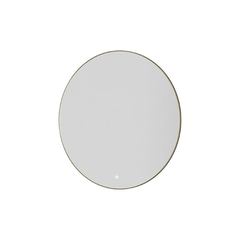 Зеркало Boheme Modern 80 545-80-MG с подсветкой цвет Золото матовое с сенсорным выключателем и подогревом