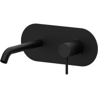 Смеситель для раковины Remer X-Style X15KBNO Черный матовый латунь встраиваемый однорычажный