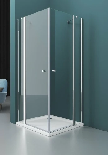 Душевой уголок BelBagno Etna 80х100 ETNA-AH-22-80/100-C-Cr профиль Хром стекло прозрачное