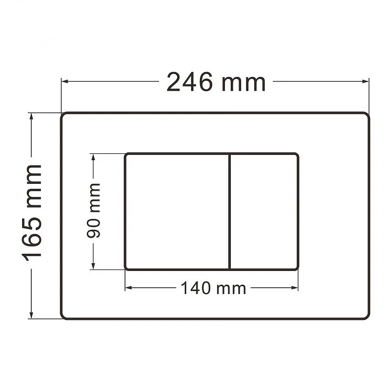 Комплект унитаза с инсталляцией Abber Rechteck AC1219TC-AC0105-AC0120MB цвет Белый с сиденьем Микролифт