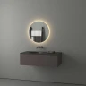 Зеркало Evoform Ledshine d60 BY 2553 с подсветкой 15 W - без выключателя - теплый белый свет стекло
