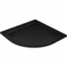 Душевой поддон из искусственного камня Cezares Tray AS 90х90 TRAY-AS-R-90-30-NERO Черный матовый