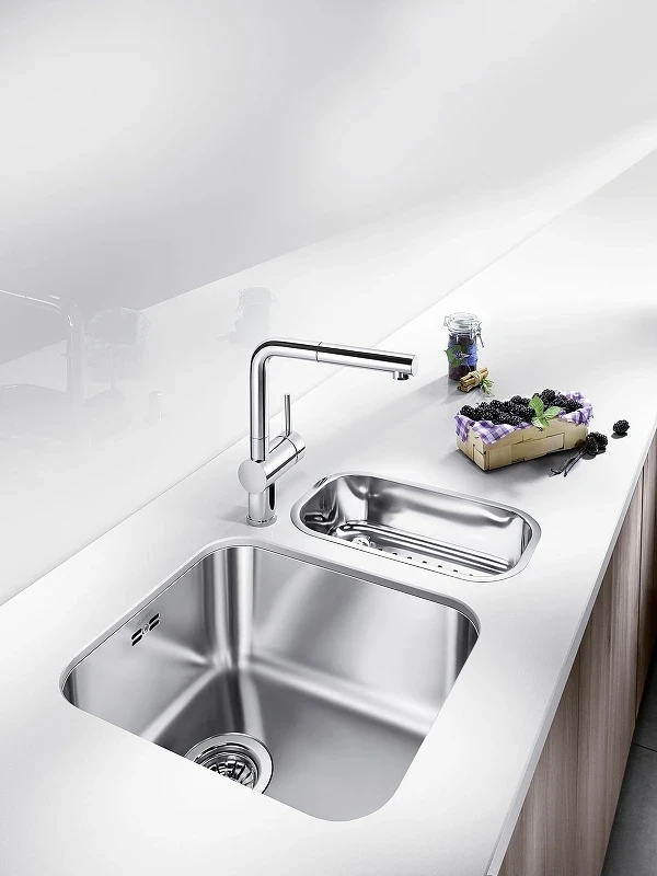 Кухонная мойка Blanco Supra 340-U 518199 Нержавеющая сталь полированная нержавеющая сталь встраиваемый