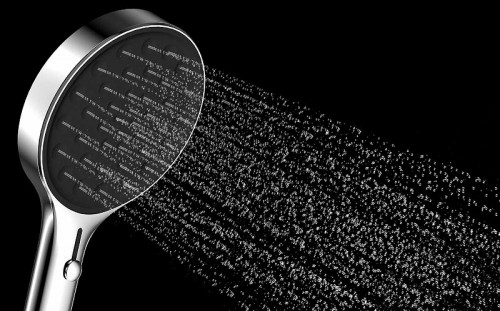 Ручной душ Vincea Inspire VSHN-3I2HGM Вороненая сталь