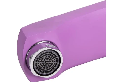 Смеситель для раковины Ekko E10302 цвет Хром Фиолетовый