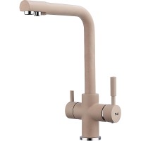 Смеситель для кухни Frap H52 F4352-23 Бежевый латунь на столешницу