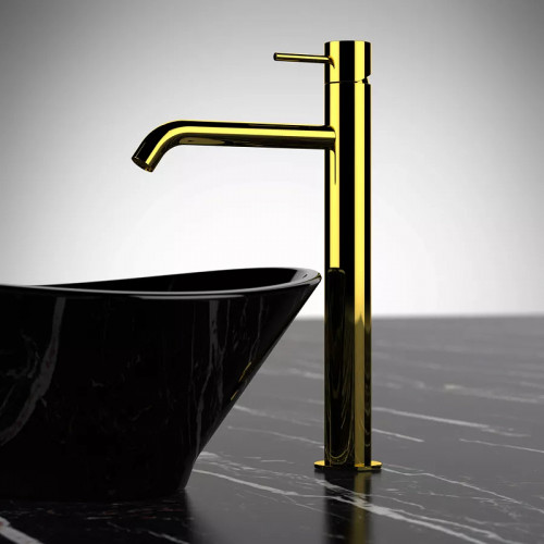 Смеситель для раковины Remer X-Style X10LXLDO Золото глянцевое латунь