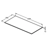 Столешница под раковину Ideal Standard Adapto 105 U8416FX цвет Серый камень
