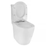 Унитаз компакт Azario Leo Торнадо Flushing AZ-1253CT цвет Белый с бачком и сиденьем Микролифт