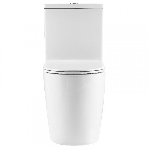 Унитаз компакт Azario Leo Торнадо Flushing AZ-1253CT цвет Белый с бачком и сиденьем Микролифт