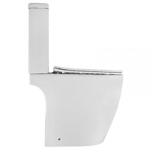 Унитаз компакт Azario Leo Торнадо Flushing AZ-1253CT цвет Белый с бачком и сиденьем Микролифт