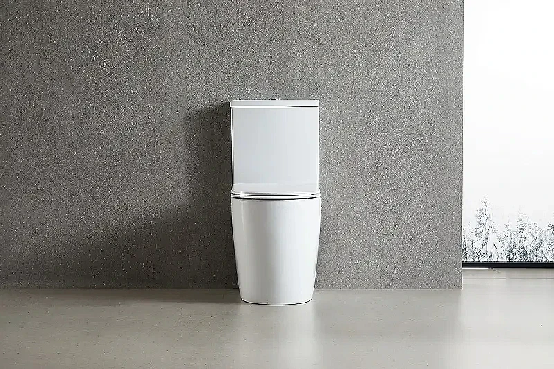 Унитаз компакт Azario Leo Торнадо Flushing AZ-1253CT цвет Белый с бачком и сиденьем Микролифт
