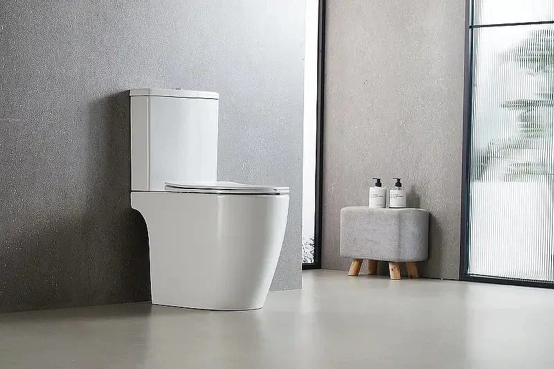 Унитаз компакт Azario Leo Торнадо Flushing AZ-1253CT цвет Белый с бачком и сиденьем Микролифт