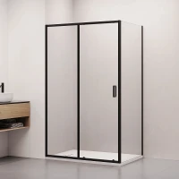 Душевой уголок RGW Classic (Класcик) CL-145B 100х80 380914580-14 профиль Черный стекло прозрачное