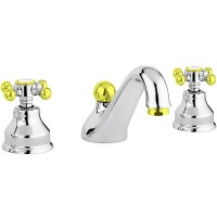 Смеситель для раковины Migliore Lady 18840 Хром Золото латунь
