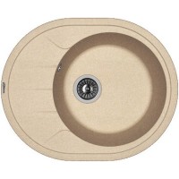 Кухонная мойка Florentina Родос-620 20.245.B0620.107 Песочная искусственный камень (литьевой мрамор) встраиваемый