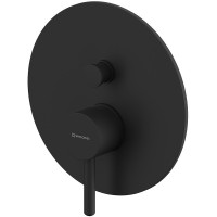 Смеситель для душа Whitecross Y black Y1235BL Черный матовый латунь встраиваемый