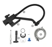 Смеситель для кухни Gappo G17-6 G4317-6 Черный матовый латунь