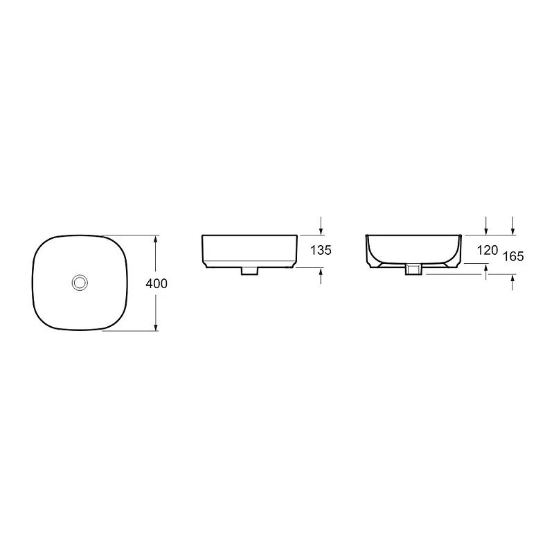 Раковина-чаша Lavinia Boho Bathroom Sink Slim 40 33311006 цвет Белый глянцевый