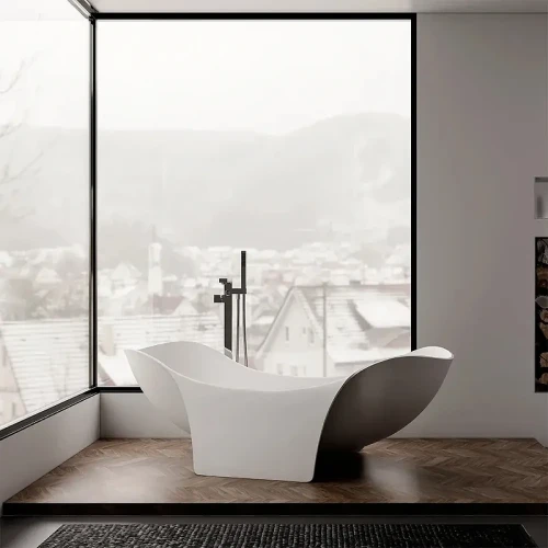 Акриловая ванна Black&amp;White Swan 170х82 3050SB цвет Белый