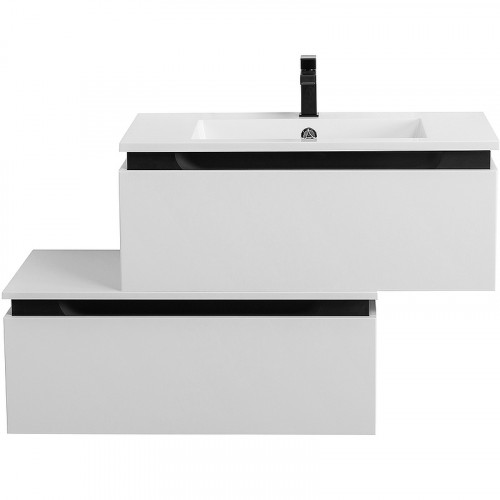 Тумба Cezares Slider 80 SLIDER-800-1C-PI-BO Bianco Opaco МДФ / ЛДСП