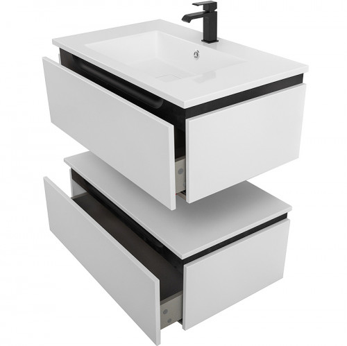 Тумба Cezares Slider 80 SLIDER-800-1C-PI-BO Bianco Opaco МДФ / ЛДСП