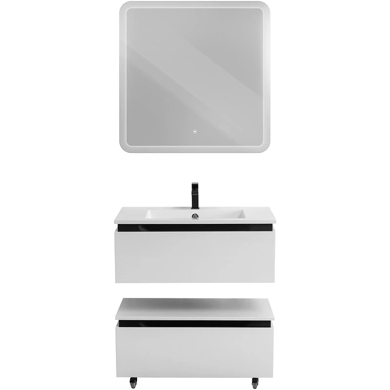 Тумба Cezares Slider 80 SLIDER-800-1C-PI-BO Bianco Opaco МДФ / ЛДСП