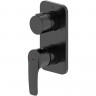 Смеситель для душа Iddis Ray RAYBL00i68 Черный матовый