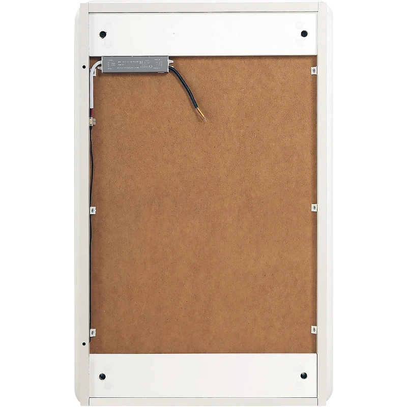 Зеркальный шкаф BelBagno Marino 50 SPC-MAR-500/800-1A-LED-TCH с подсветкой Белый МДФ / ЛДСП, стекло