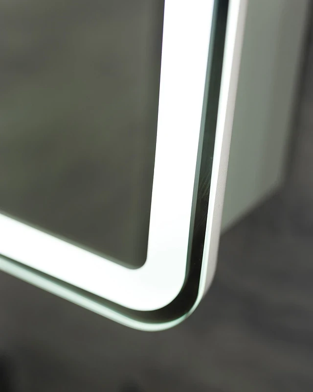 Зеркальный шкаф BelBagno Marino 50 SPC-MAR-500/800-1A-LED-TCH с подсветкой Белый МДФ / ЛДСП, стекло