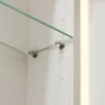 Зеркальный шкаф BelBagno Marino 50 SPC-MAR-500/800-1A-LED-TCH с подсветкой Белый МДФ / ЛДСП, стекло