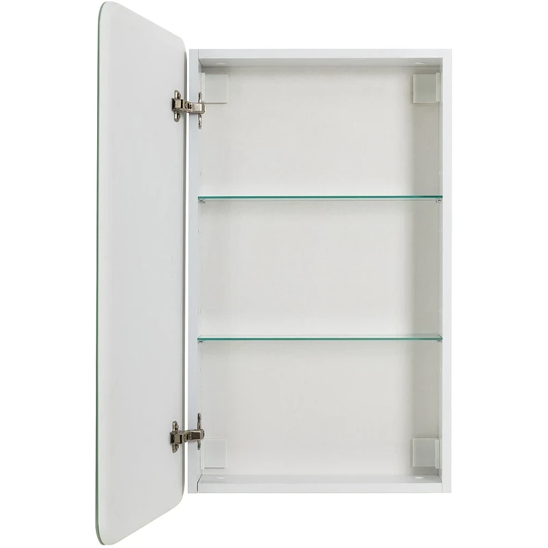 Зеркальный шкаф BelBagno Marino 50 SPC-MAR-500/800-1A-LED-TCH с подсветкой Белый МДФ / ЛДСП, стекло