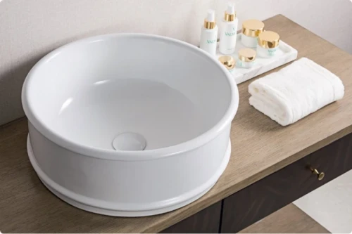 Раковина-чаша BelBagno 45 BB1383 Белая фаянс накладная