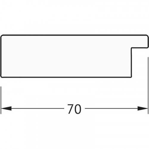 Зеркало Evoform Octagon 72x92 BY 7104 в багетной раме - Соты титан 70 мм стекло