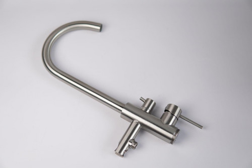 Смеситель для ванны Knotlor Eclipse SS-27 цвет Матовая сталь