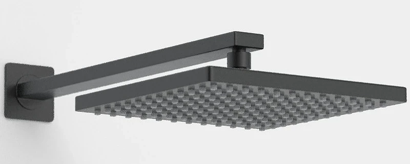 Душевая система Berges Nardis 3S Black 071006 Черная матовая латунь встраиваемый