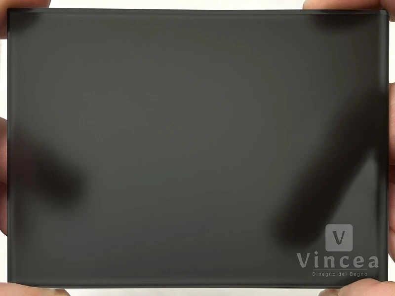 Душевая перегородка Vincea Walk-In 100 VSW-1HP100GFB профиль Черный матовый стекло тонированное