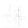 Смеситель для ванны Raiber Graceful RPG-003 Золото матовое латунь на стену