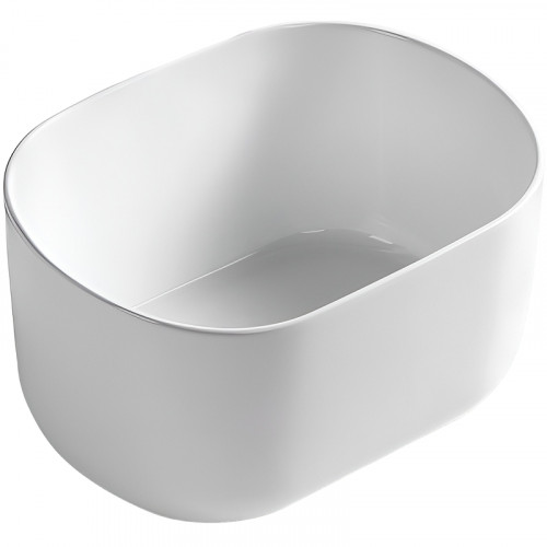 Раковина-чаша SantiLine 46 SL-1113 Белая фаянс накладная