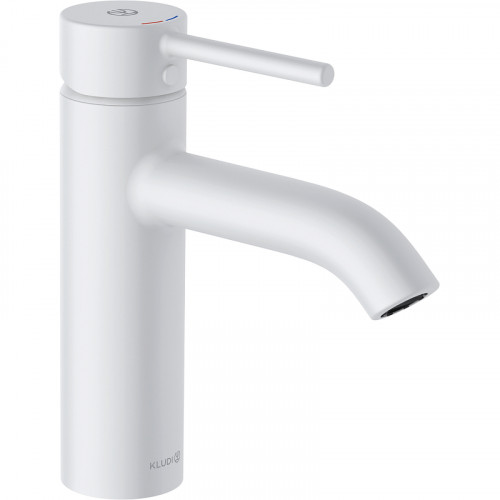 Смеситель для раковины Kludi Bozz 382885376 Белый матовый латунь