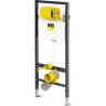 Комплект унитаза Grossman GR-4455S с инсталляцией Viega Prevista Dry 8524.14 792596 с сиденьем Микролифт и клавишей смыва Хром фаянс подвесной