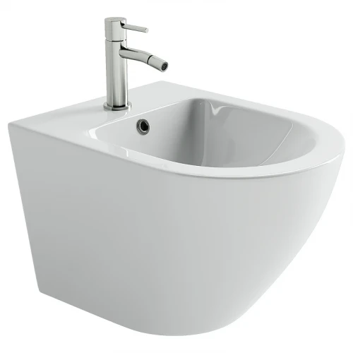 Биде Ceramicanova Альба (Alba) CN11006 подвесное цвет Белый
